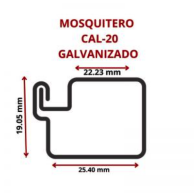 MOSQUITERO ZV-145 CAL -- 20 -- GALV